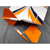 Yak 54 - 60" - white/orange/blue - B