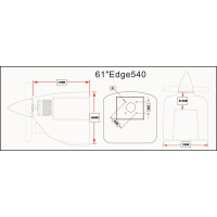 Edge 540 - 61" - gelb/grau/weiß - F