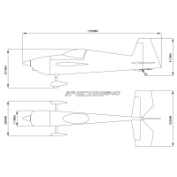 Edge 540 - 61" - gelb/grau/weiß - F