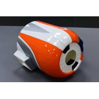 Yak 54 - 104" V1 - weiß/orange/blau - B