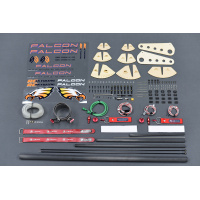 Falcon 71" - orange/blue/gray/white - C