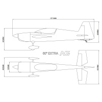 Extra NG - 60" - weiß/grau/gelb - D