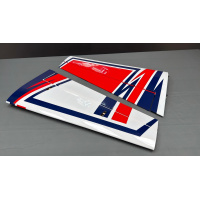 Laser 260 - 104" V3 - weiß/rot/blau - A