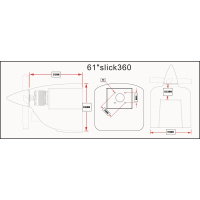 Slick 360 - 61" V2 - gelb/rot/blau - D