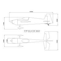 Slick 360 - 73" - V3 - weiß/grün/blau - C