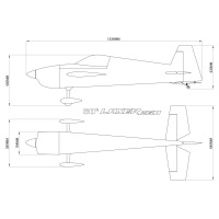Laser 260 - 60" V2 - red/white/blue - C